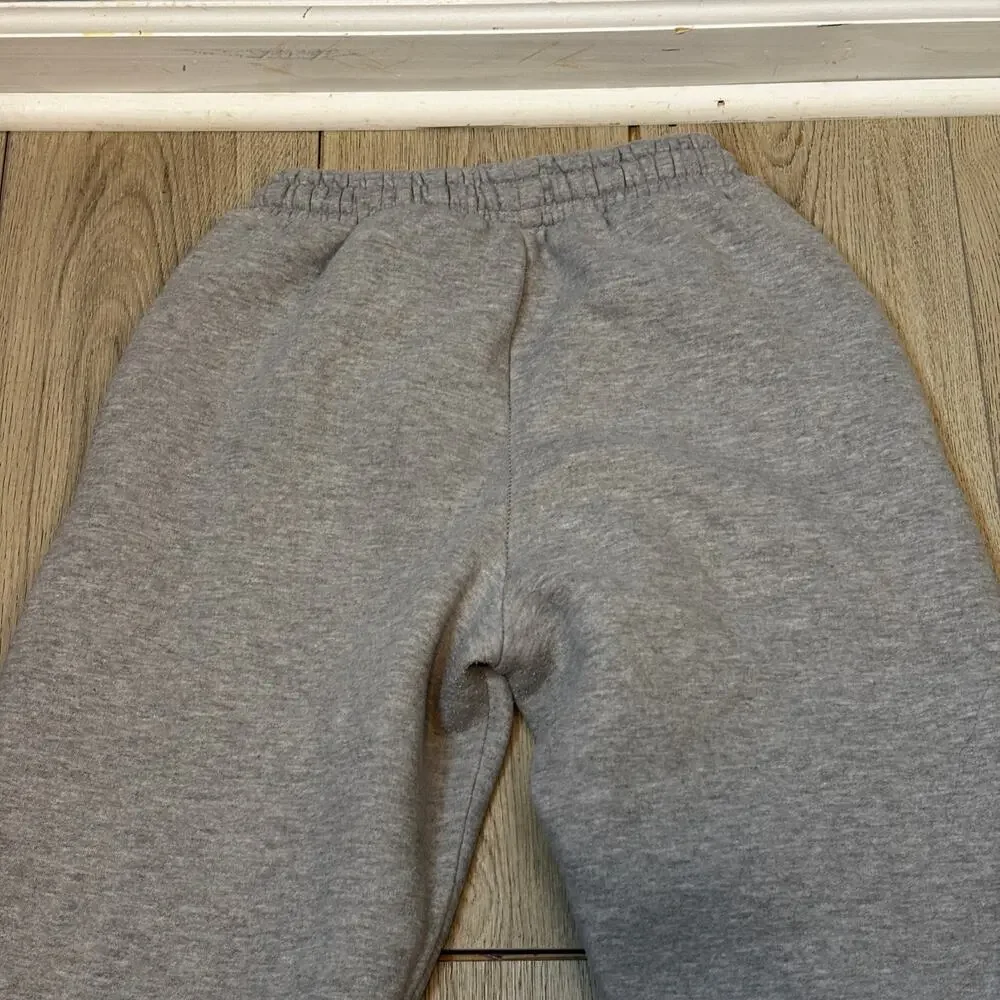 Blank Essentials Gray Joggers Unisex Cotton Blend Slouchy Streetwear gym Medium